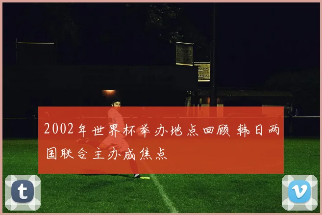 2002年世界杯举办地点回顾 韩日两国联合主办成焦点
