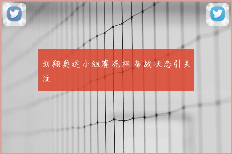 刘翔奥运小组赛亮相 备战状态引关注